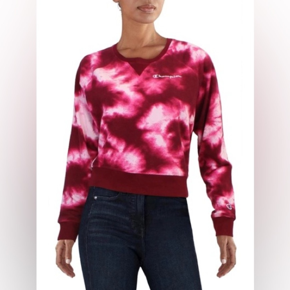 WOMENS LOGO CROPPED SWEATSHIRT IN MULTI